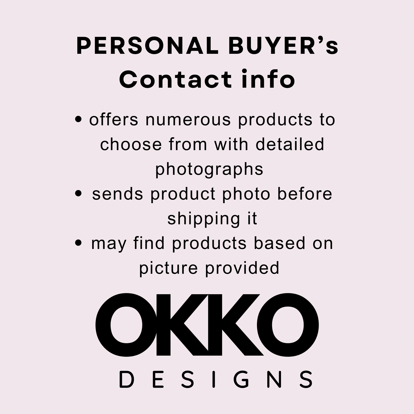 Personal Buyer Contacts Retail Only